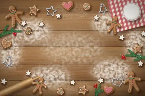 Gingerbread Cookie Table