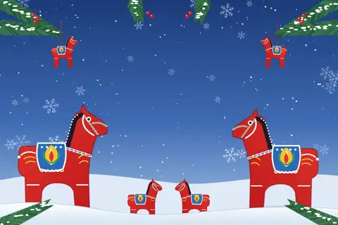 Swedish Dala Horses