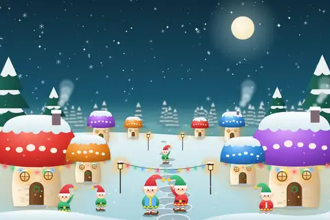 Elf Mushroom Village