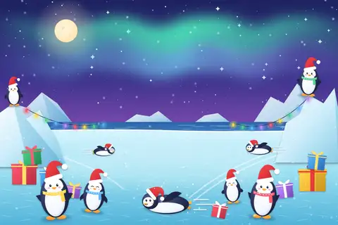 Penguin Ice Party