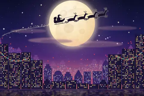 Sleigh over the City