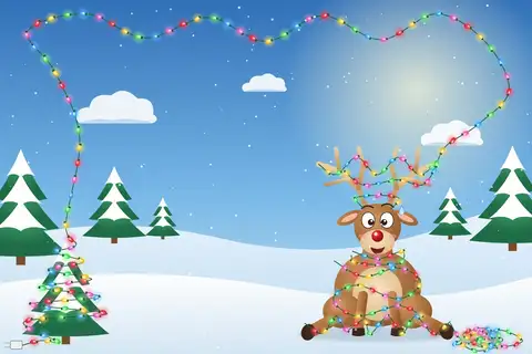 Tangled Reindeer