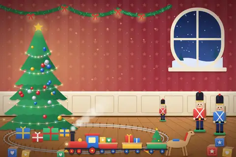 Toy Train Christmas