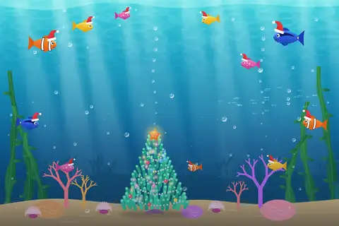 Underwater Christmas Reef